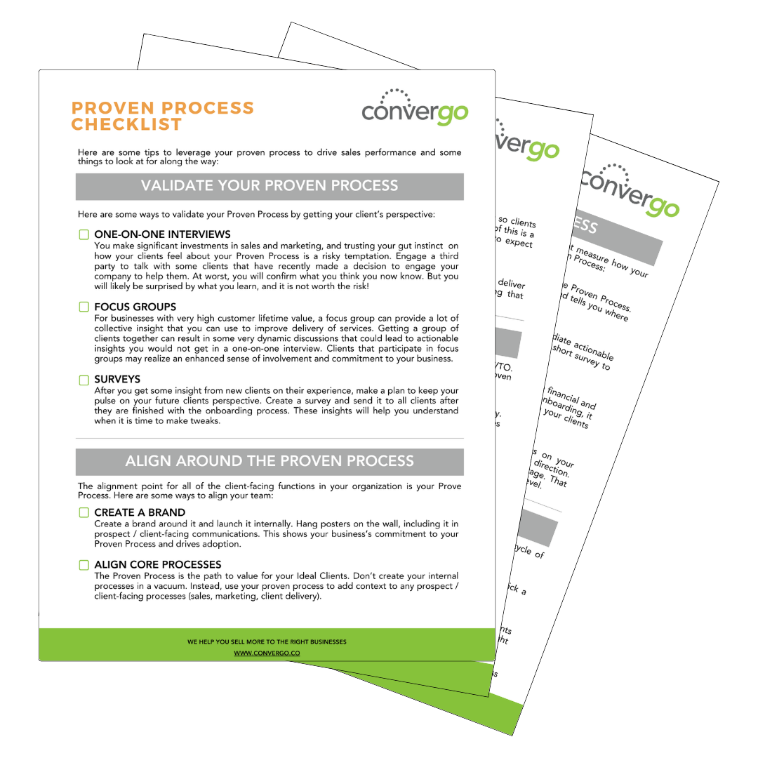 Preview of the ideal client profile worksheets
